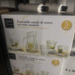 Alternative view of 5-teiliges Glas-Set mit Karaffe