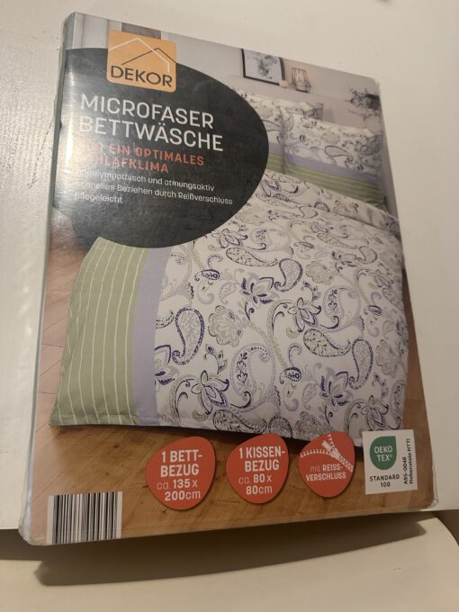 Microfaser Bettwäsche 135X200