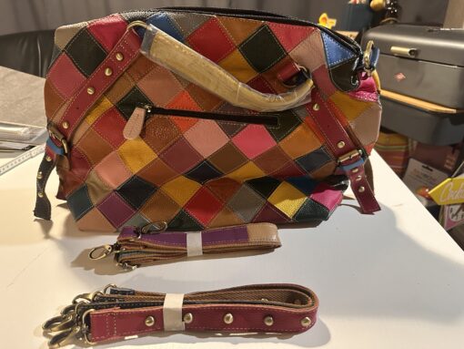 Handtasche kariert
